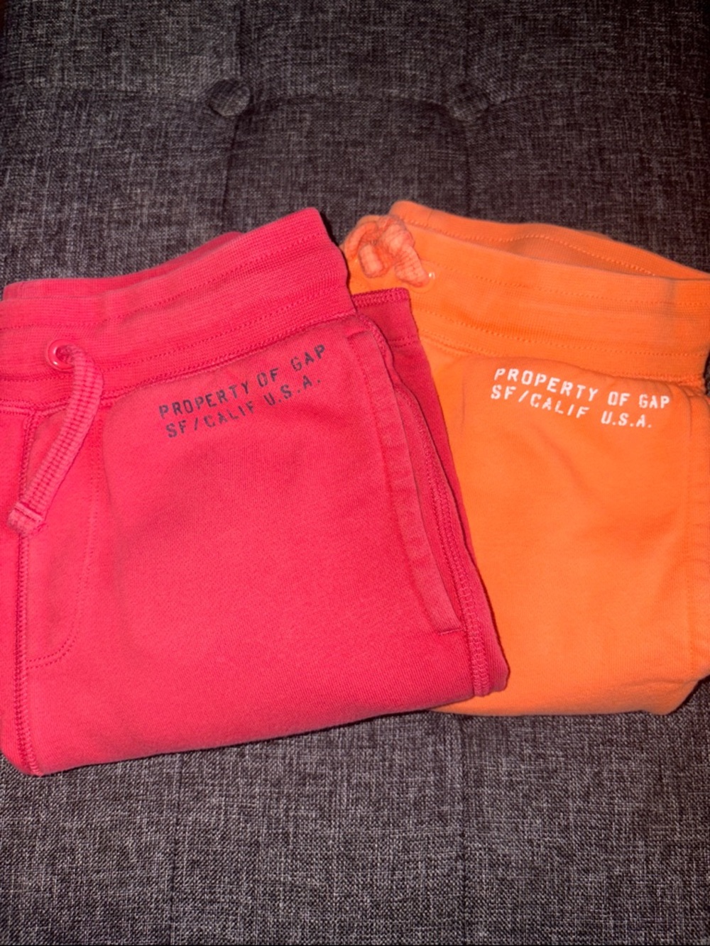 GAP Kids Pull-On Shorts in Red and Orange